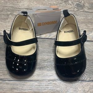 Gymboree shiny black shoes